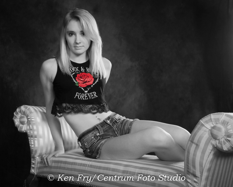 Male and Female model photo shoot of Ken Fry and Angelabe17 in Centrum Foto Studio
