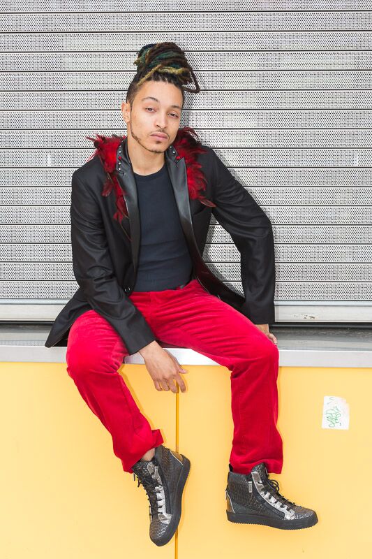 Male model photo shoot of Vipe x Feetz in Coney Island