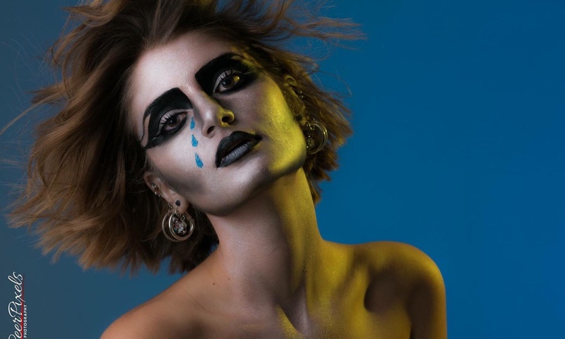 Female model photo shoot of Makeup by Alana Shae