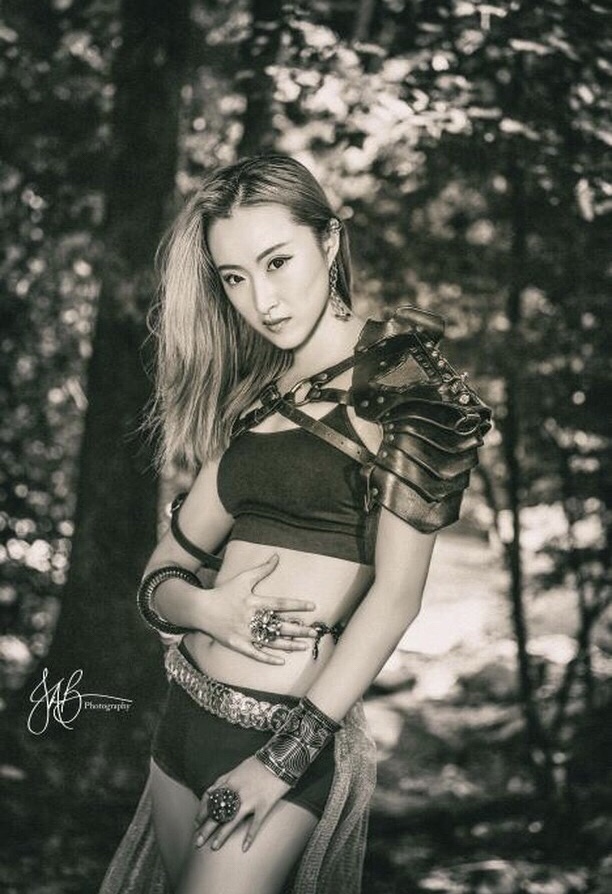 Female model photo shoot of Cherry Song