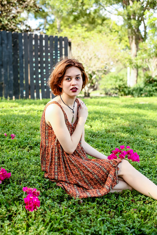 Female model photo shoot of Baephomet in Miami Florida