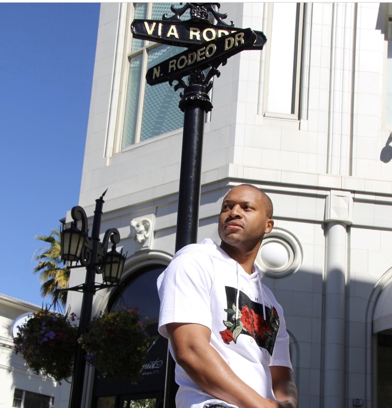 Male model photo shoot of Jnova in Rodeo dr
