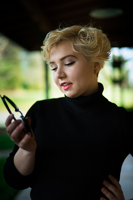 Female model photo shoot of Megan Silvernail by Argun Tekant in Auburn Train Station