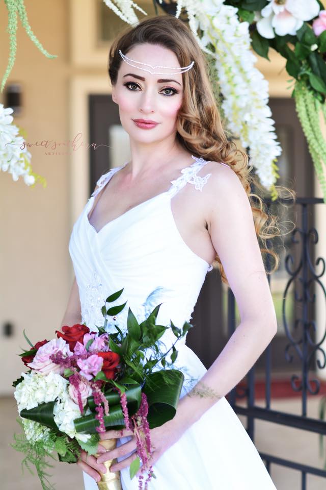 Female model photo shoot of Lori Frances in D'Vine Grace Vineyards - Wedding Venue