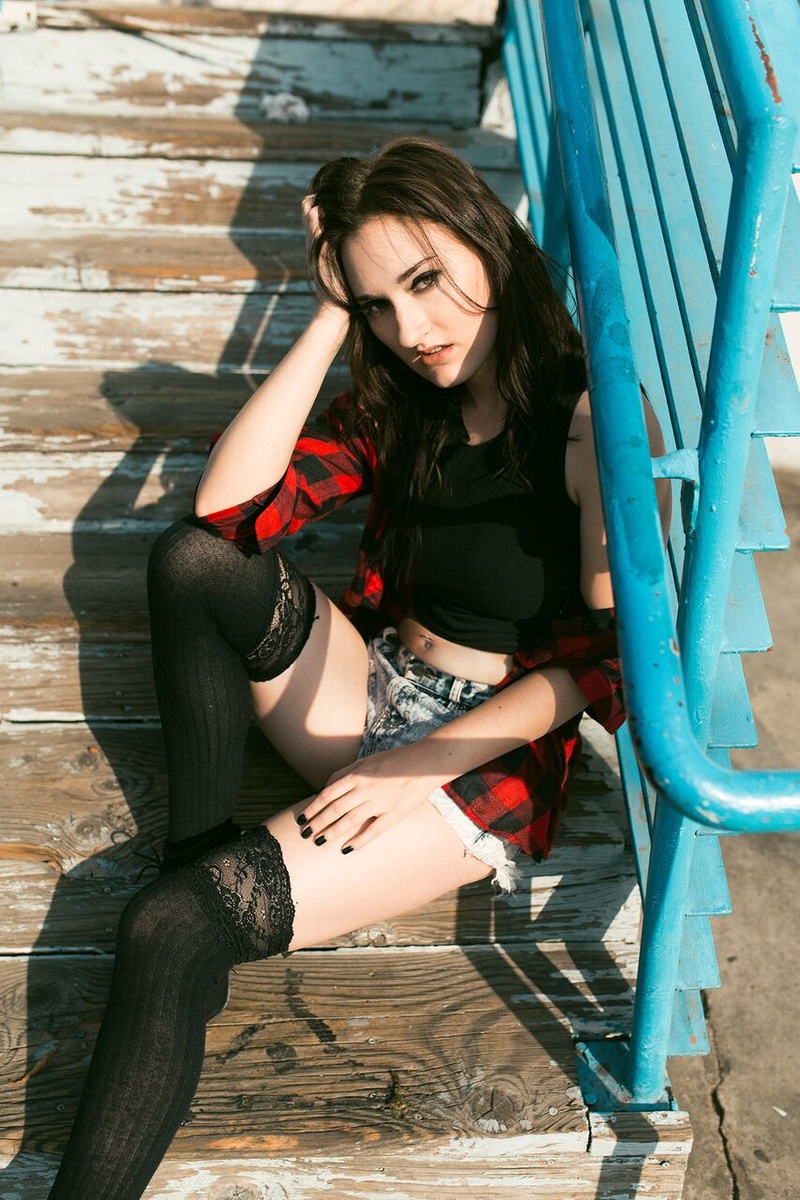 Female model photo shoot of Becca Briggs by Sarah Starrette