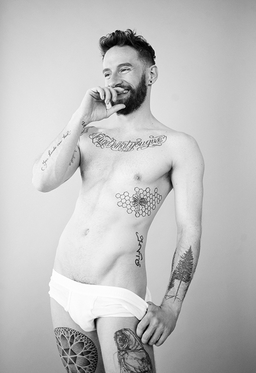Male model photo shoot of TattooDanMan