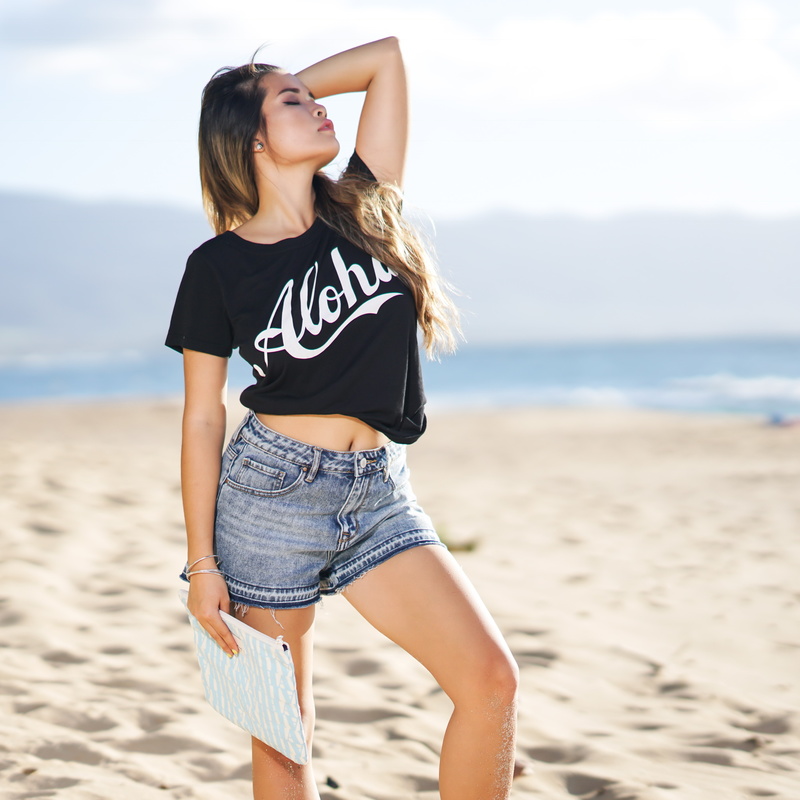 Female model photo shoot of kaitlind  in Hawaii