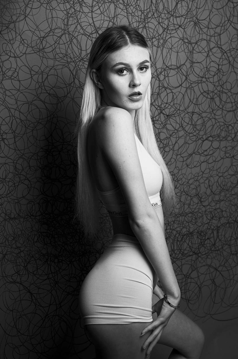 Female model photo shoot of Kaitlyn  brand