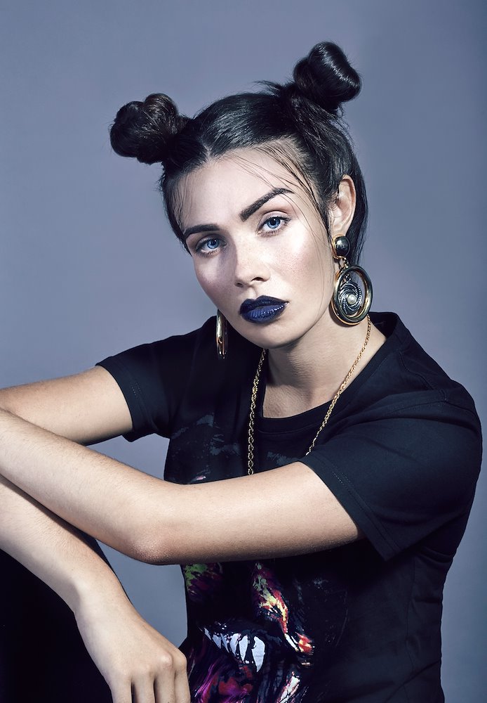 Female model photo shoot of Fanny Burgos Make-Up in lONDON