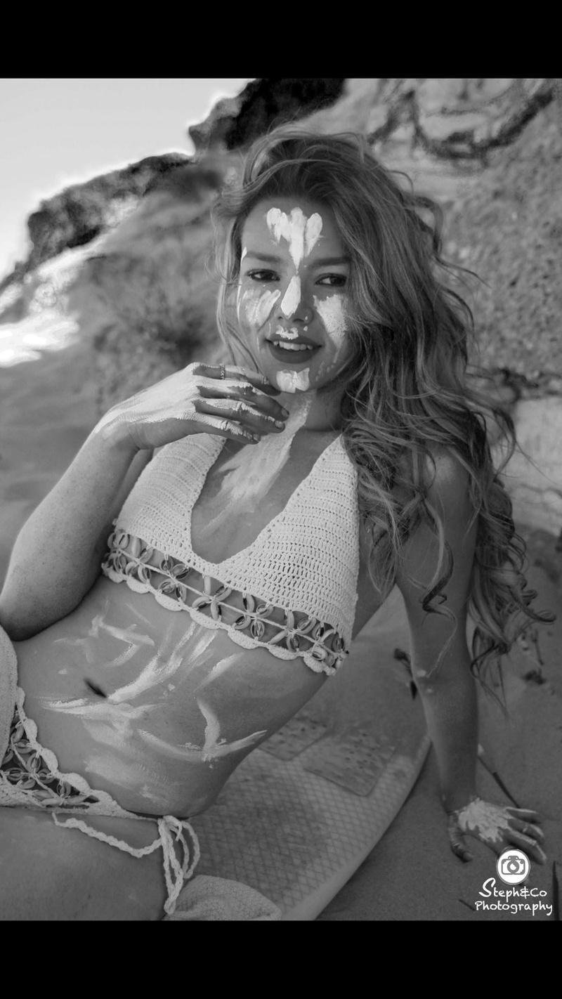 Female model photo shoot of Jennahshaiiryan in Bulli beach