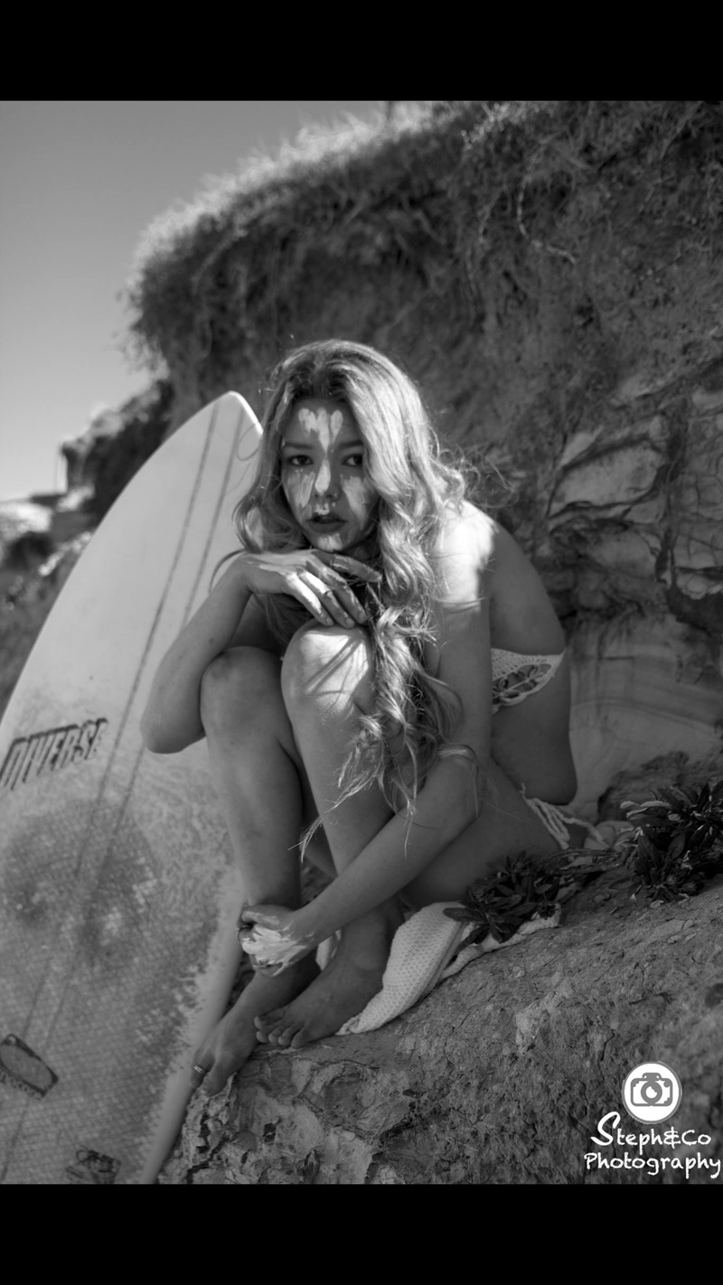 Female model photo shoot of Jennahshaiiryan in Bulli beach.