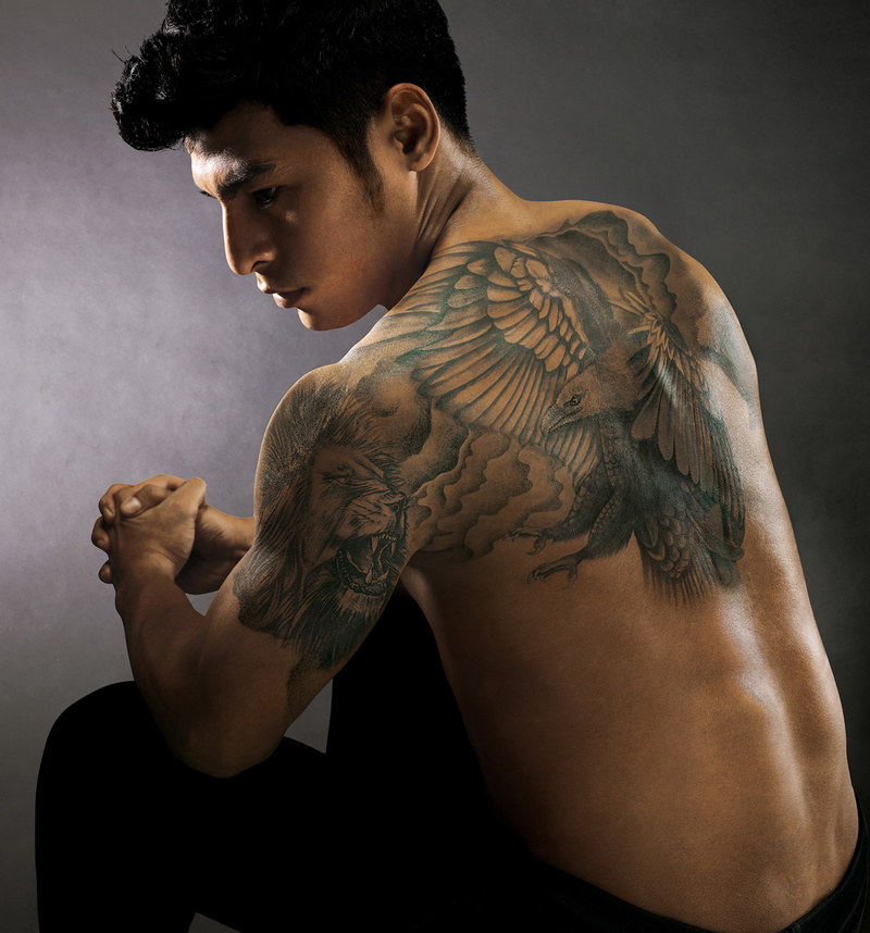 Male model photo shoot of David Angkawijaya in Jakarta, Indonesia