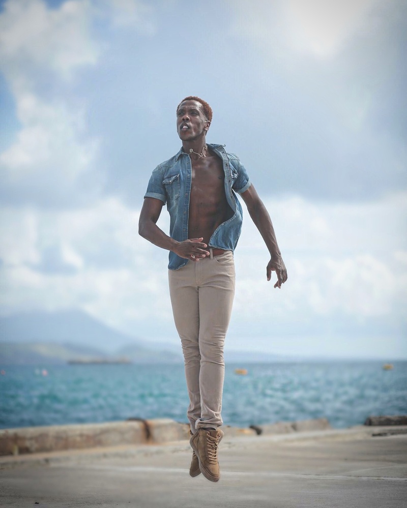 Male model photo shoot of Jaymez in St. Kitts