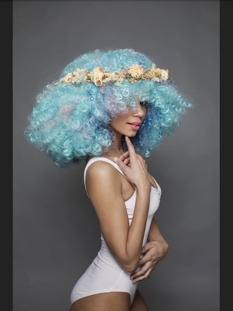 Female model photo shoot of Kombat Hair- Sasha