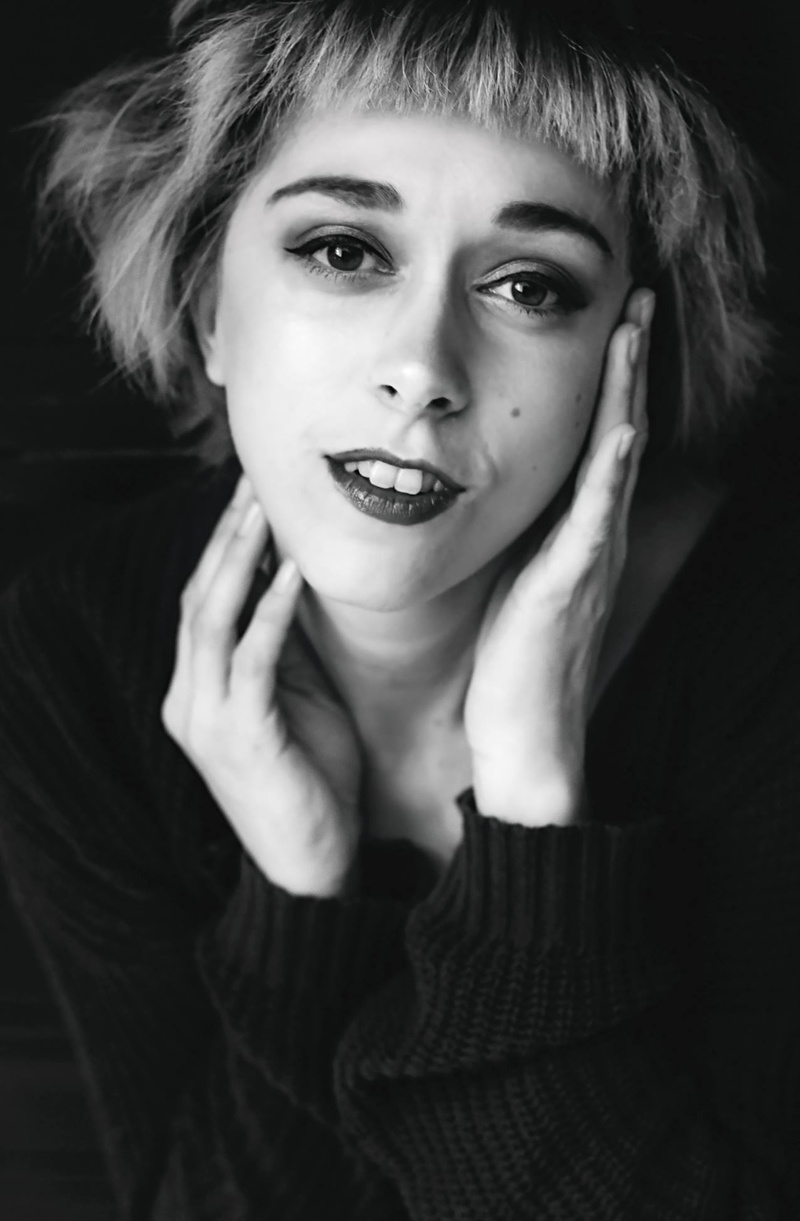 Female model photo shoot of Harlequin Nightmare in UNLV