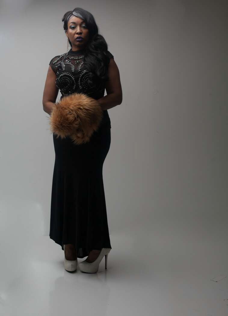 Female model photo shoot of Diiamond Black in Ga