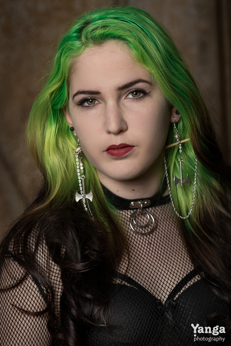 Female model photo shoot of CrescentModel