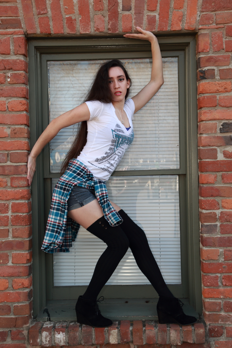 Female model photo shoot of SavvygeRose by Alluring Photography in Old Sacramento