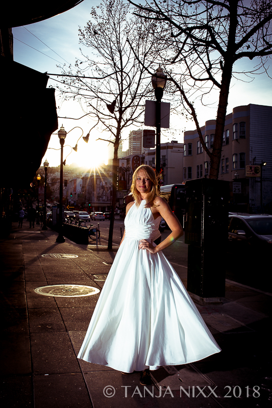 Female model photo shoot of Tanja Nixx in San Francisco