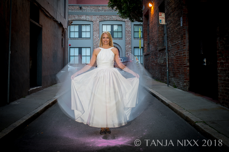 Female model photo shoot of Tanja Nixx in San Francisco
