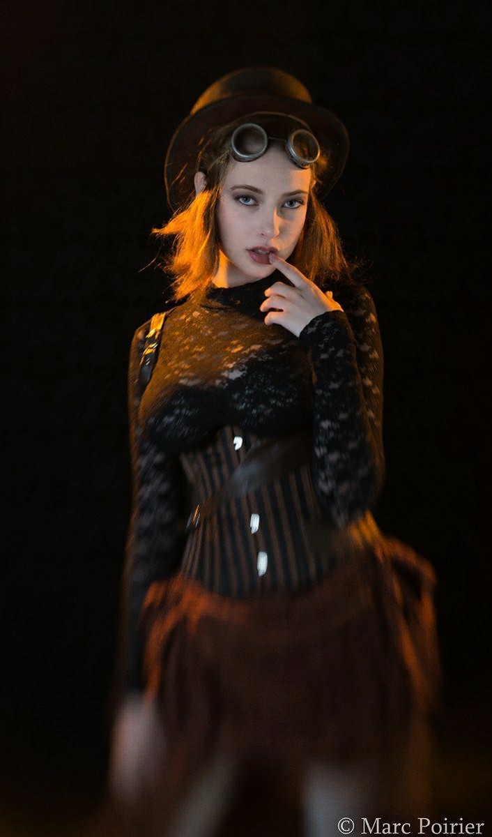 Female model photo shoot of Sarah M Faire by Marc Poirier