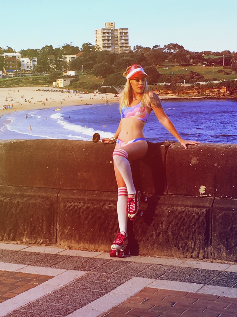 Female model photo shoot of CallieLove in Coogee beach new