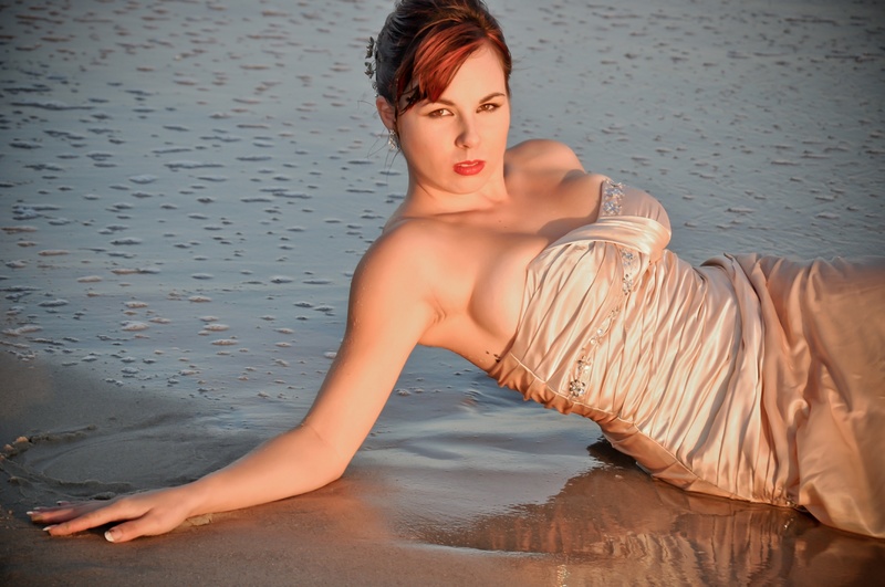 Female model photo shoot of TeresaLewis Photography and KatMarie88 in Atlantic Beach NC
