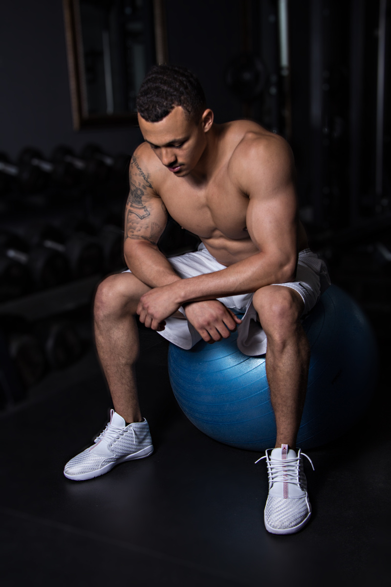 Male model photo shoot of Fraser W in Emerge Fitness