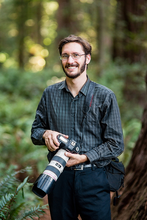 Male model photo shoot of Evan Wisheropp in Humboldt Redwoods