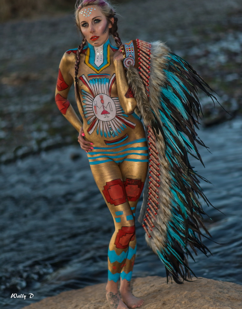Female model photo shoot of amberdanielleY in Salt river