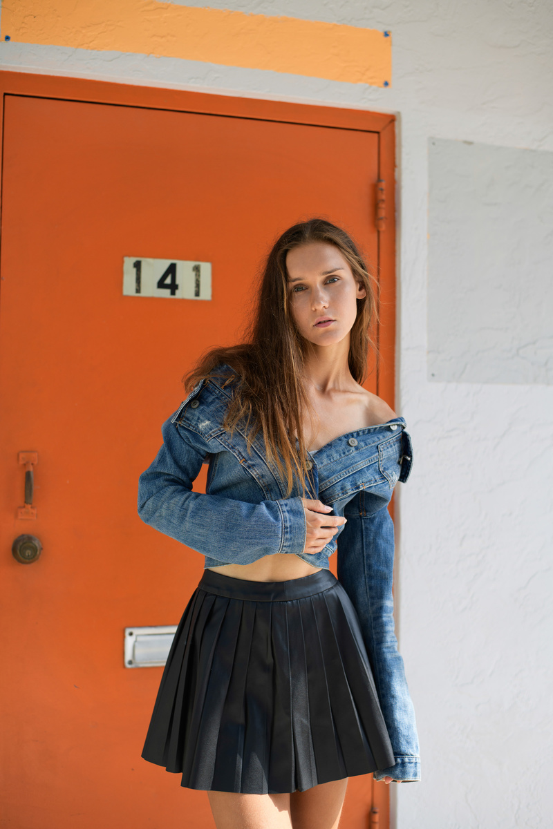 Female model photo shoot of ArinaSharonova
