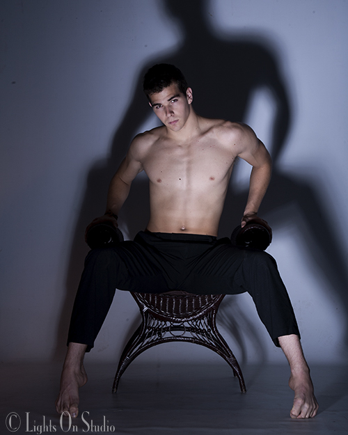 Male model photo shoot of Lights On Studio