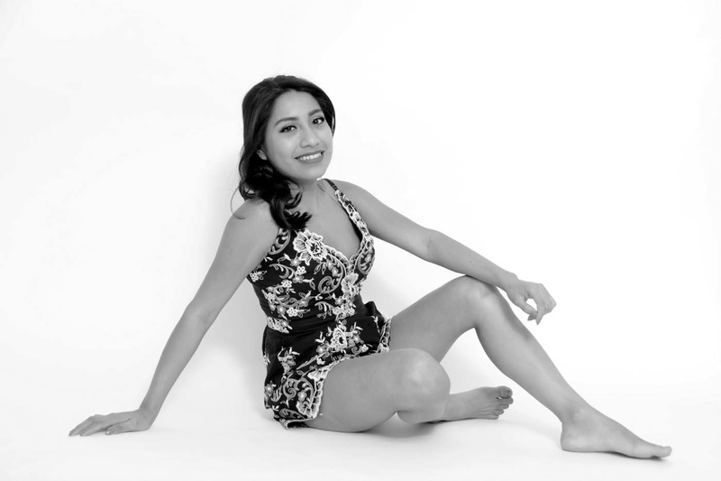 Female model photo shoot of AndreaMendoza by Imagesbydon Photography in Home Studio
