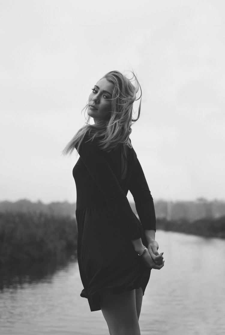 Female model photo shoot of Kaitlyn Corl in Eagle Lake