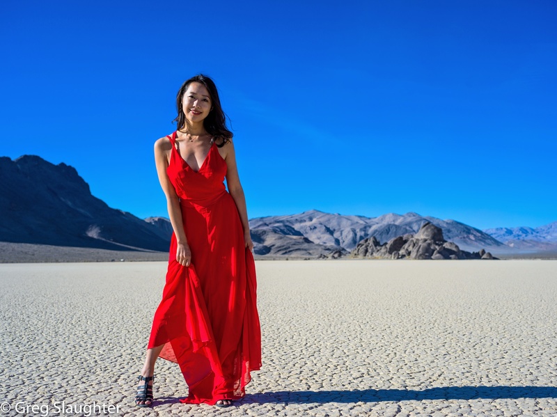Female model photo shoot of Romi_model in Death Valley