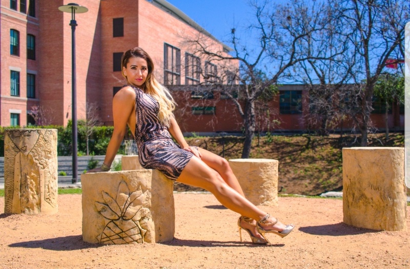 Female model photo shoot of Carla Starr by Svelte Imagery-Stills in San Antonio Riverwalk