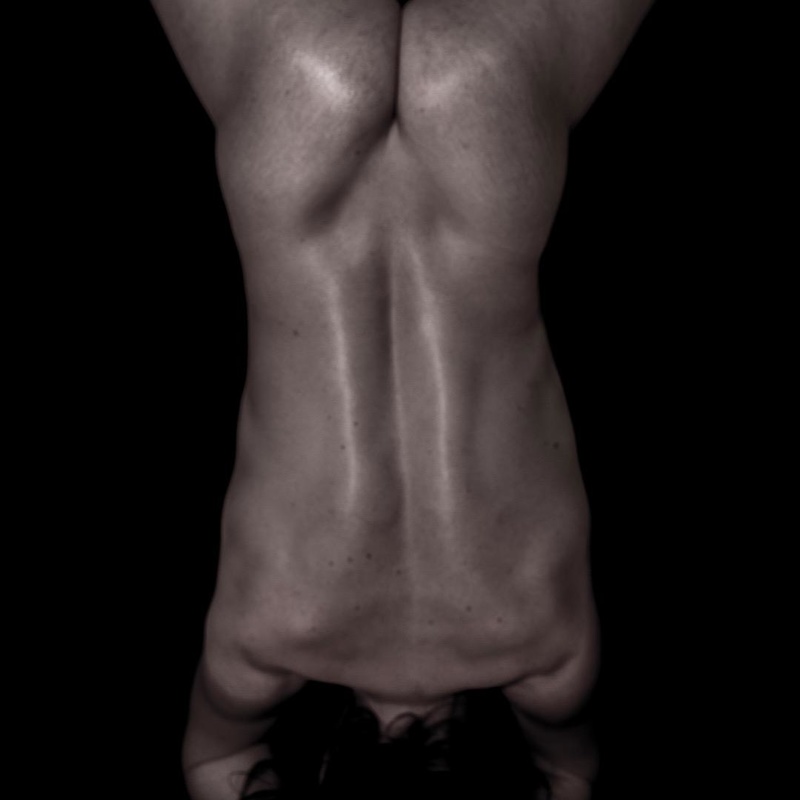 Male model photo shoot of wide eye yogi