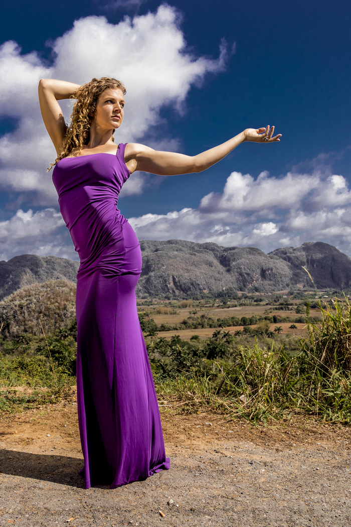 Female model photo shoot of Athena Love by Erich von Bulow in Vinales, Cuba