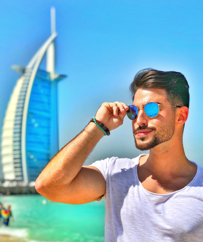 Male model photo shoot of Mitchell Mingorance in Dubai, UAE