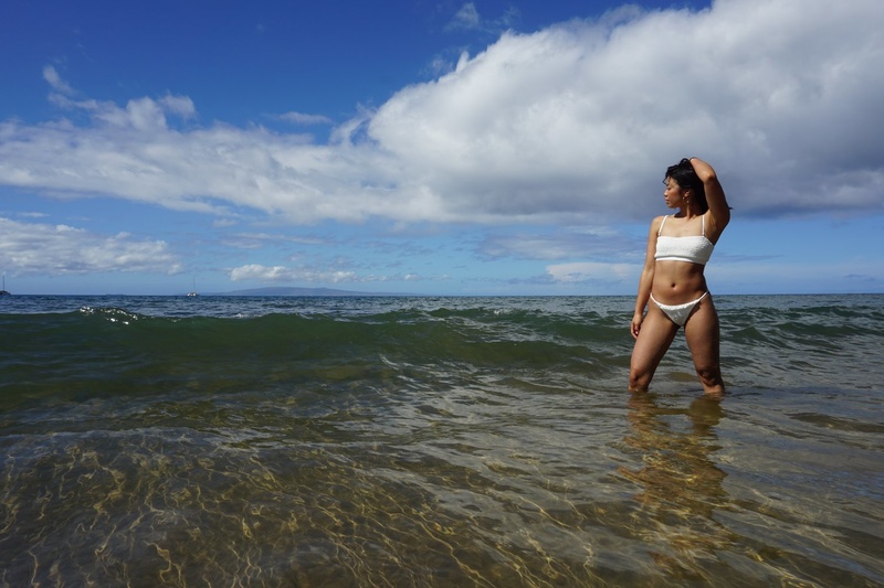 Female model photo shoot of Pia Enrique in Maui, Hawai'i