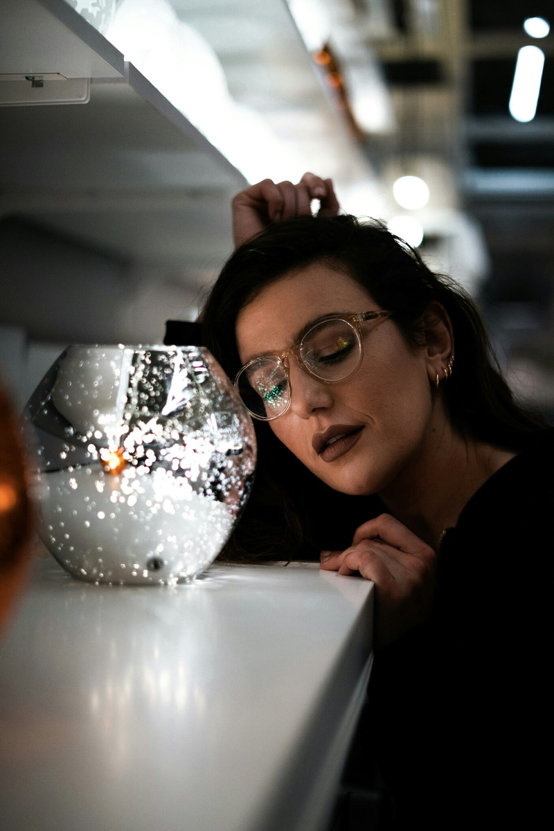 Female model photo shoot of Fernonje in IKEA Toronto