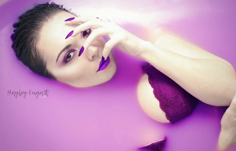 Female model photo shoot of letsbooksarah by Hayley Fugatt