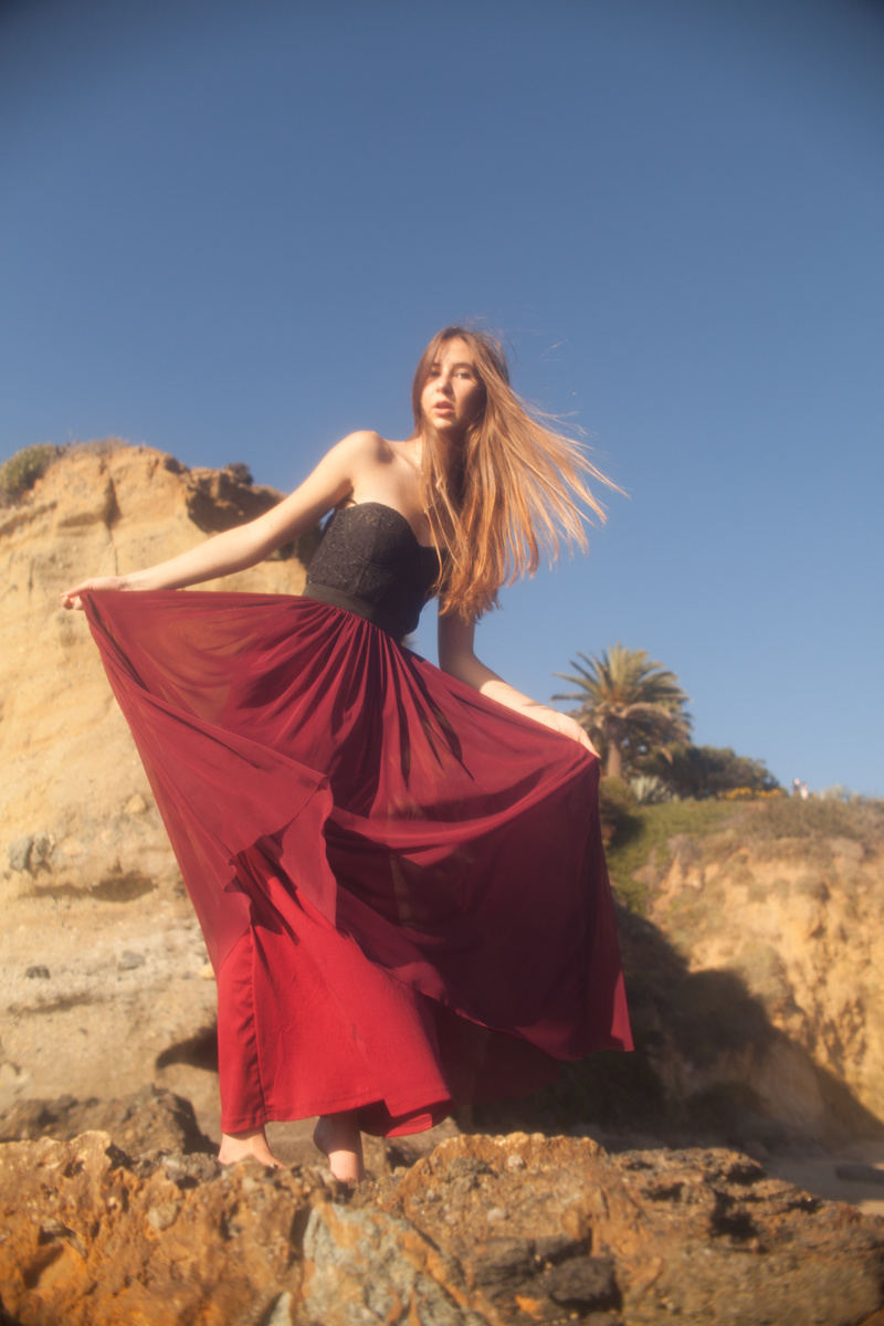 Female model photo shoot of Heather_bellegia in Laguna Beach