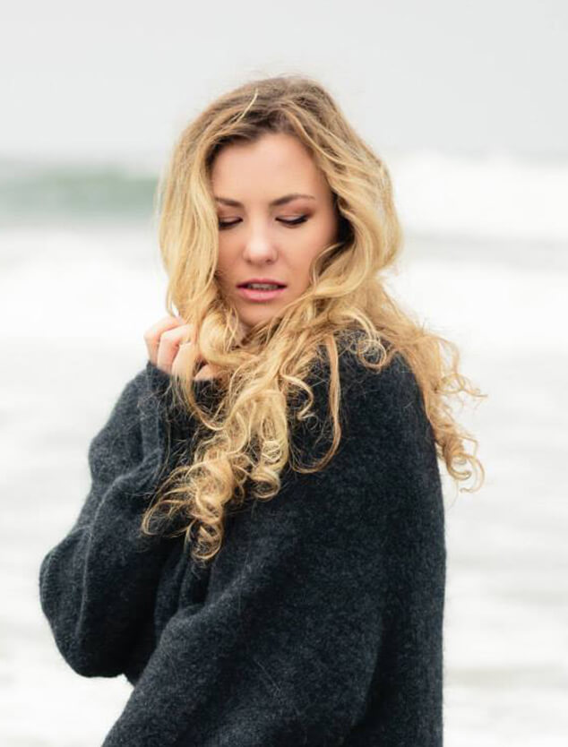 Female model photo shoot of Meghan Bean in SF Beach