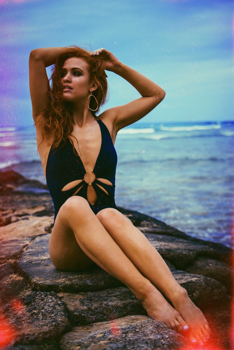 Female model photo shoot of Alix M Taulbee in Waikiki, Hawaii