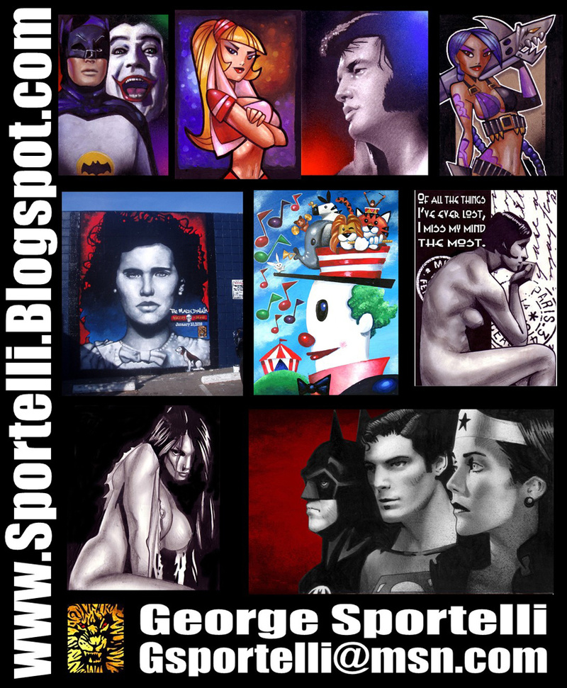 Male model photo shoot of George Sportelli Art