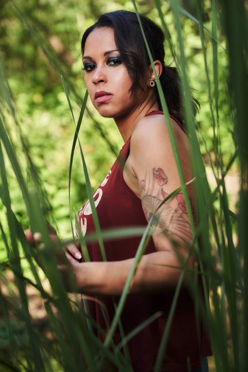 Female model photo shoot of Koriandr by Christopher C Lee in Alum Rock Park