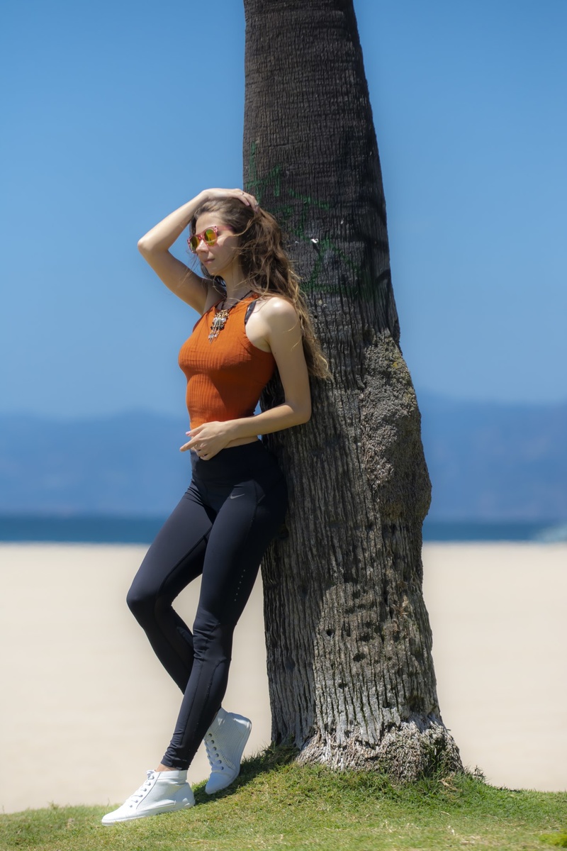 Female model photo shoot of Jane Shepot by John Dvorak in Venice Beach, CA