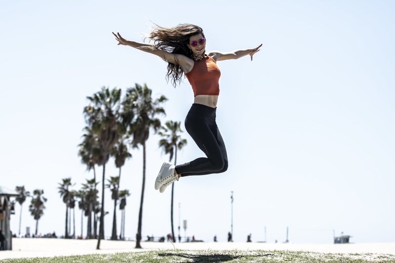 Female model photo shoot of Jane Shepot by John Dvorak in Venice Beach, CA