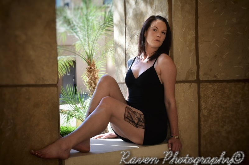 Male and Female model photo shoot of Kenneth_Raven and Bella Raven